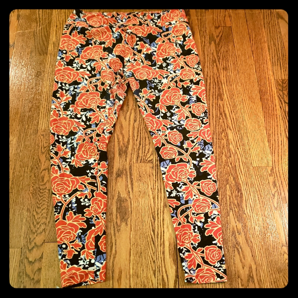 Lularoe Floral Leggings